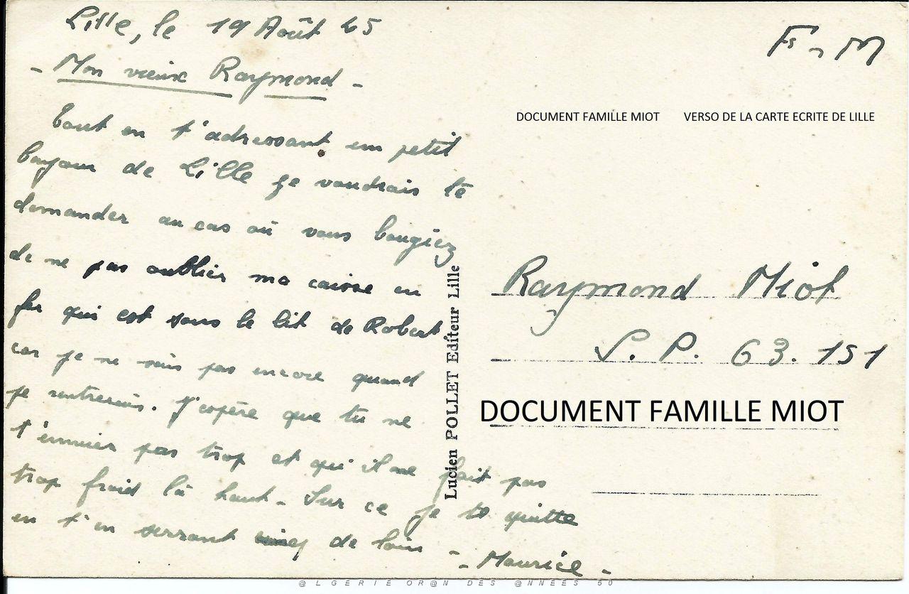 190 .   LILLE 19 08 1945._.echange de courrier entre soldats.jpg